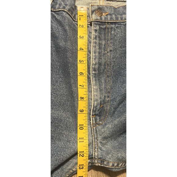 Vintages Rare Leather Tab 80s Levi's For Men With A Skosh More Room Size 38x28 - Picture 9 of 14